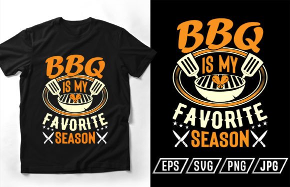 BBQ Typography & Vector T-Shirt Designs Graphics