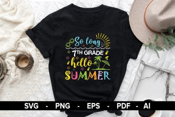 So Long 7th Grade Hello Summer Graphics