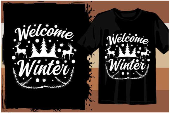 Winter T-Shirt Design Winter Weather